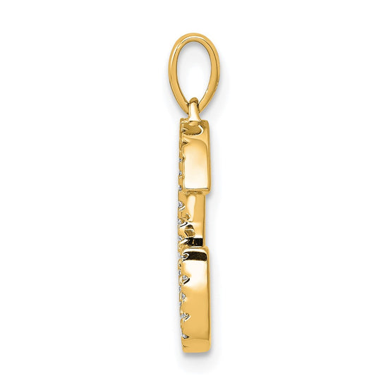 Diamond Initial Pendant