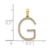 Diamond Initial Pendant
