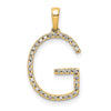 Diamond Initial Pendant