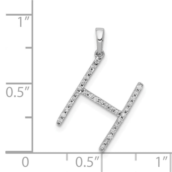 Diamond Initial Pendant
