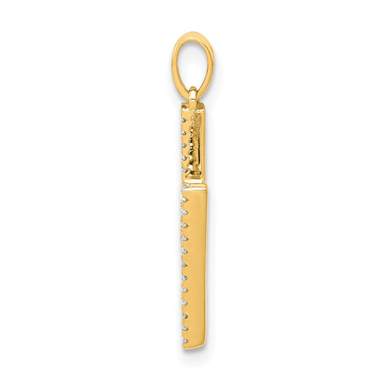 Diamond Initial Pendant