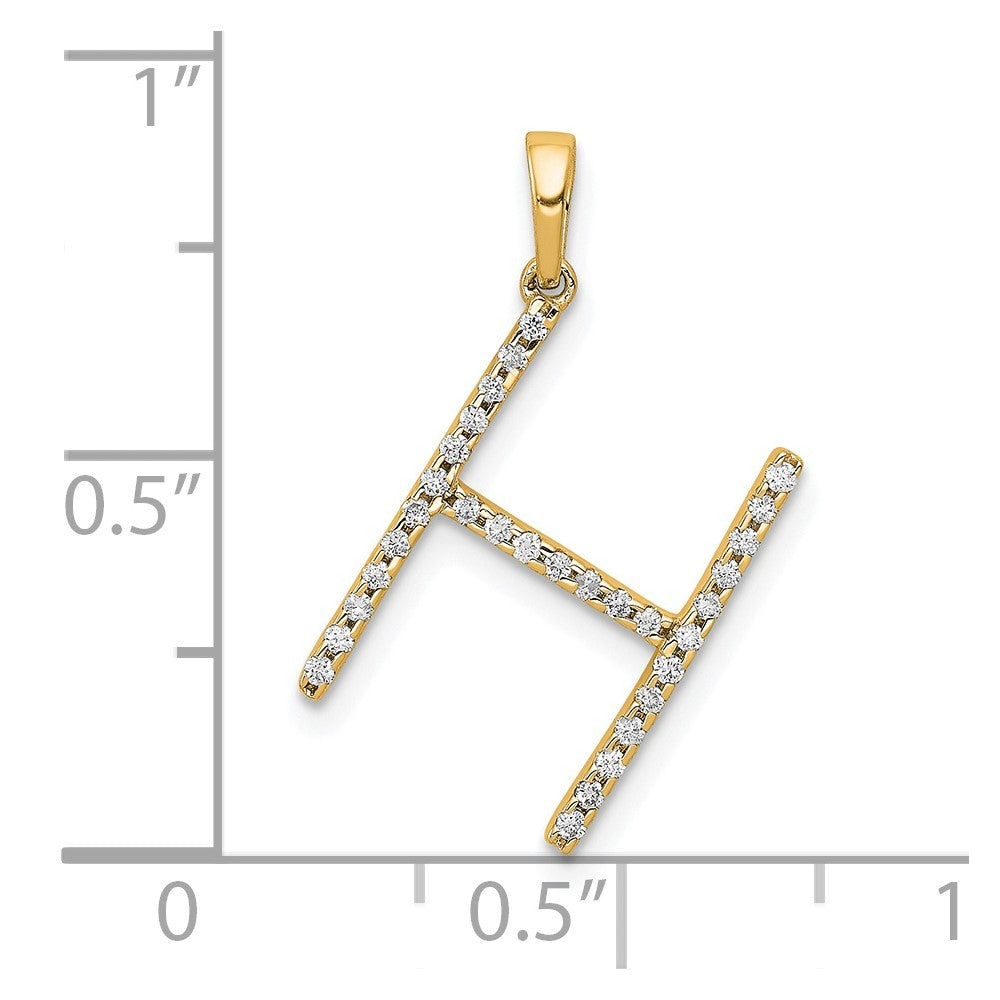 Diamond Initial Pendant