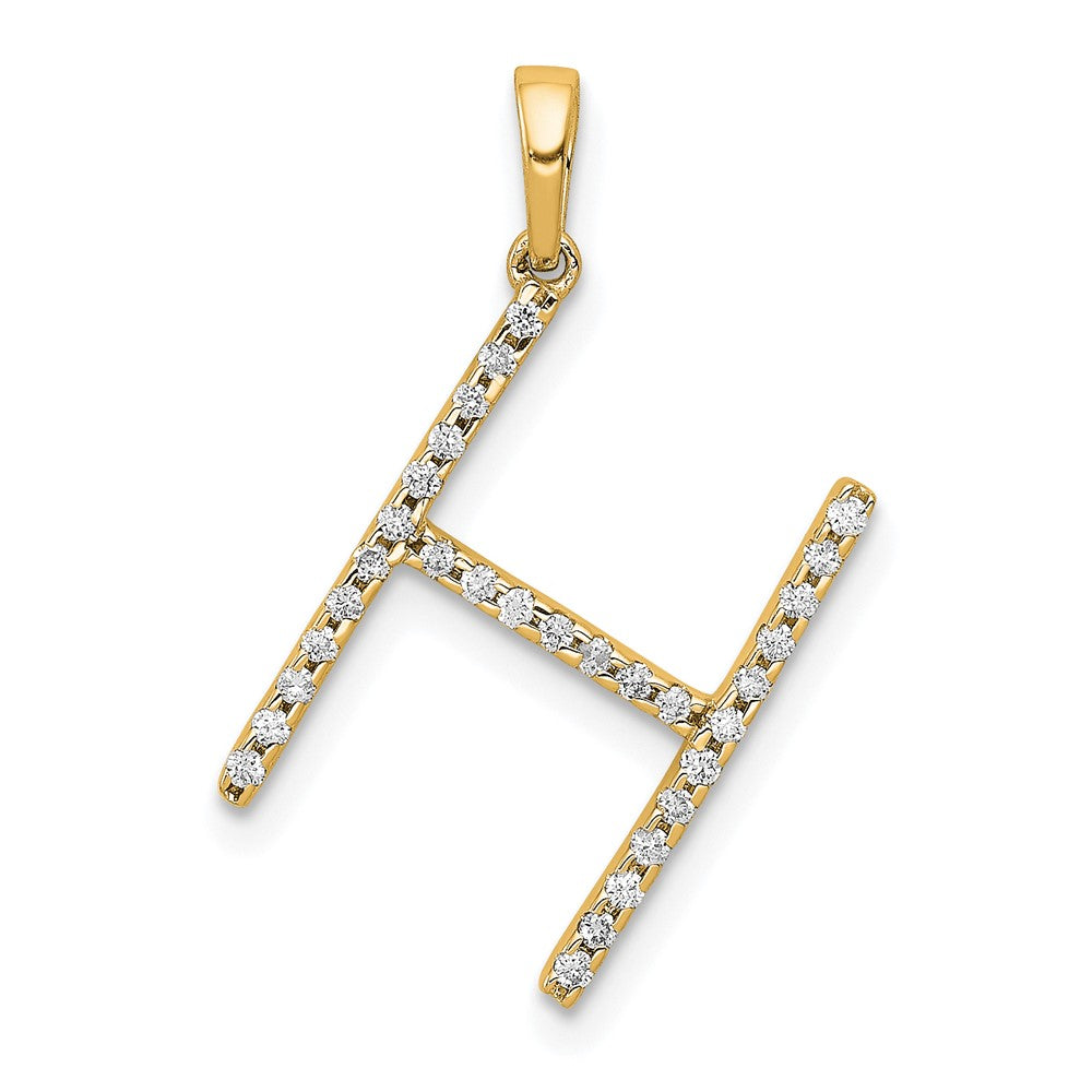 Diamond Initial Pendant