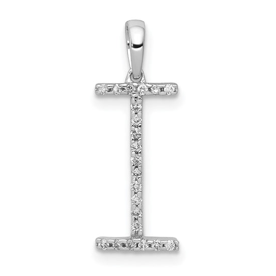 Diamond Initial Pendant