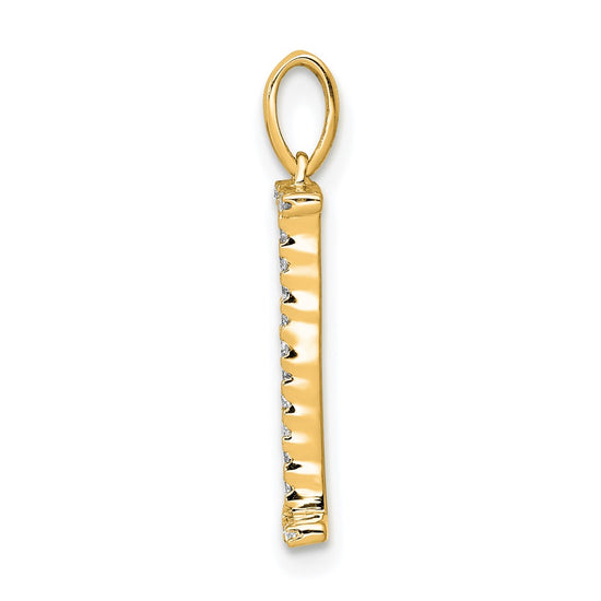 Diamond Initial Pendant