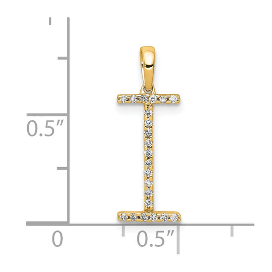 Diamond Initial Pendant