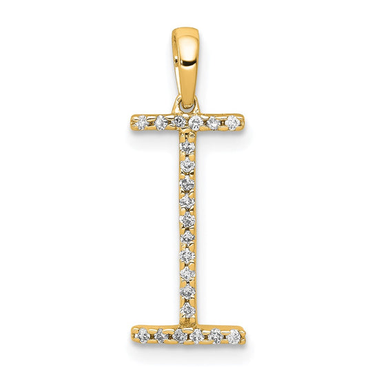 Diamond Initial Pendant