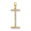 Diamond Initial Pendant