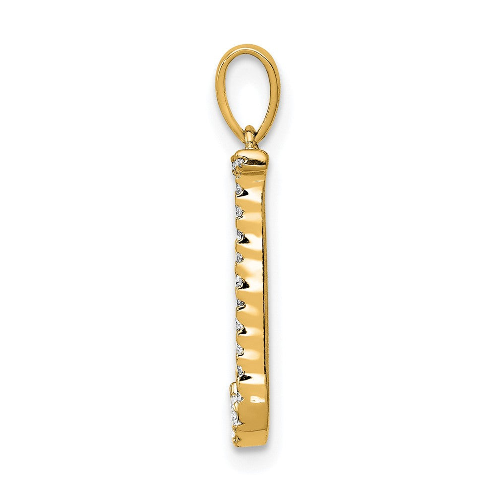 Diamond Initial Pendant