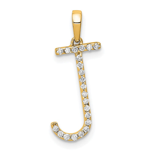 Diamond Initial Pendant