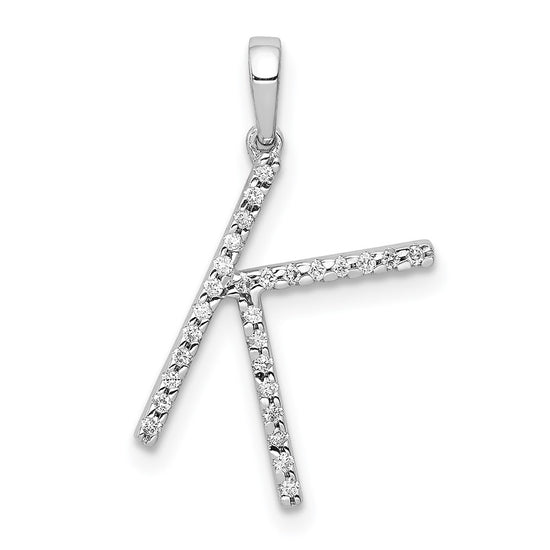 Diamond Initial Pendant