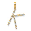 Diamond Initial Pendant