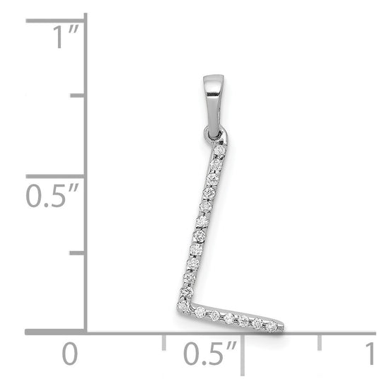 Diamond Initial Pendant