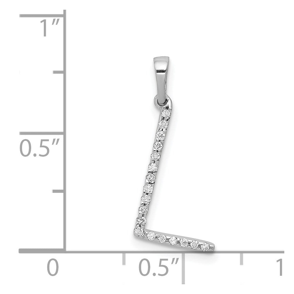 Diamond Initial Pendant