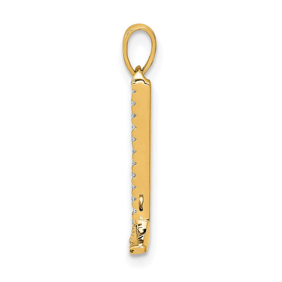 Diamond Initial Pendant