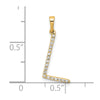 Diamond Initial Pendant