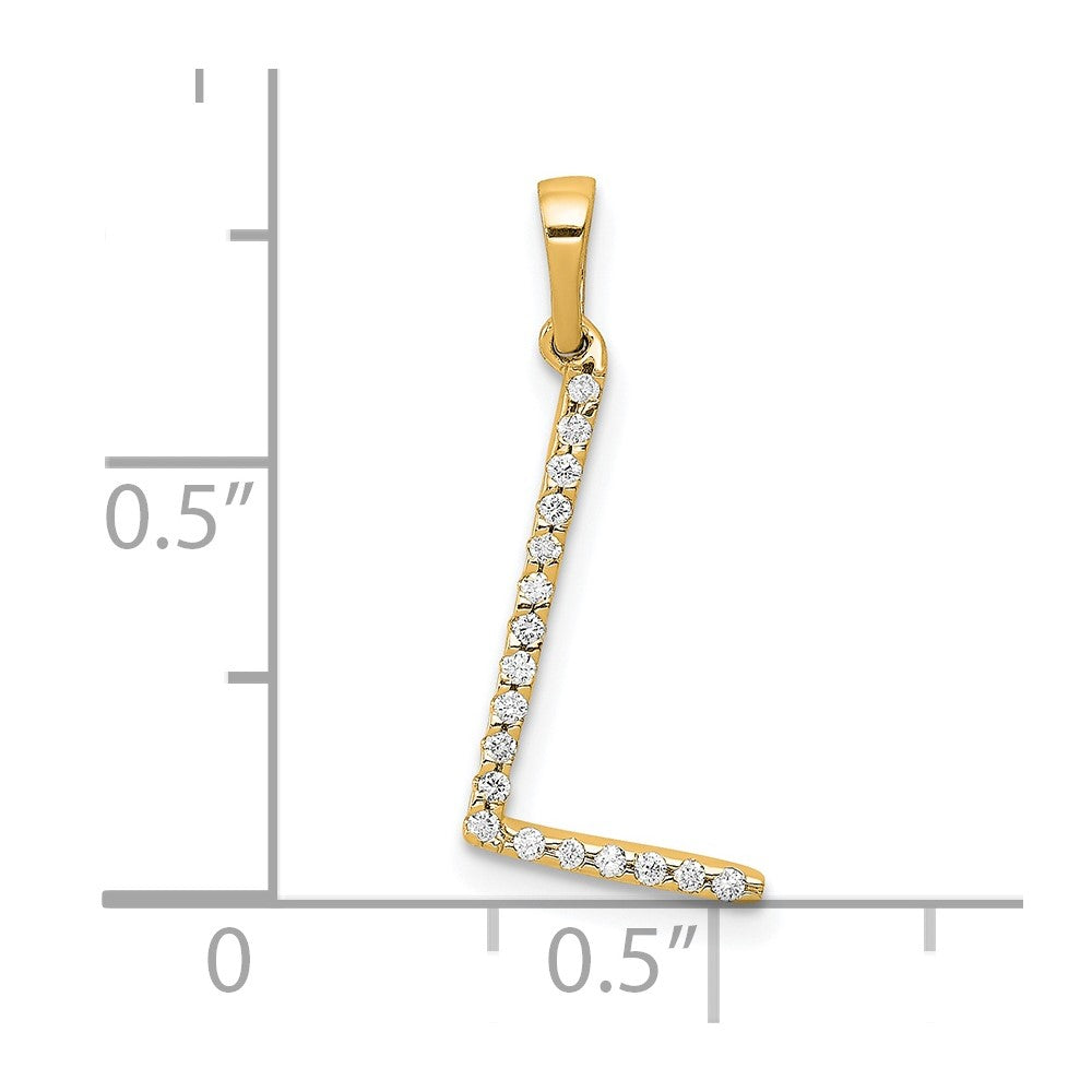 Diamond Initial Pendant