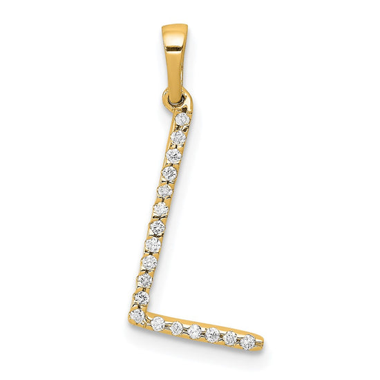 Diamond Initial Pendant