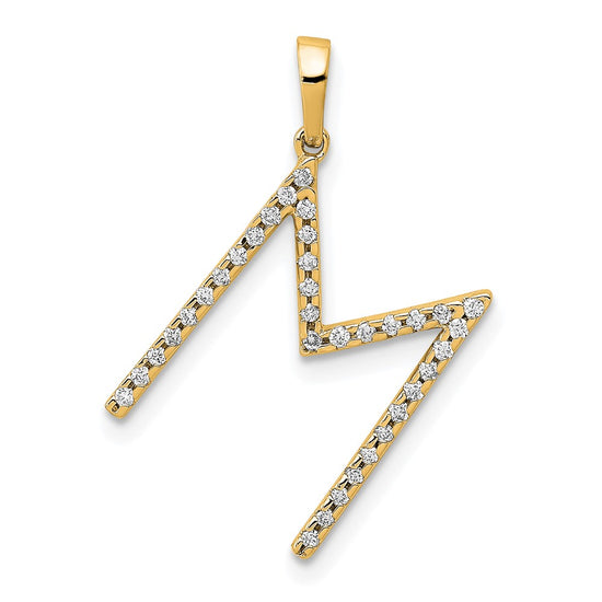 Diamond Initial Pendant