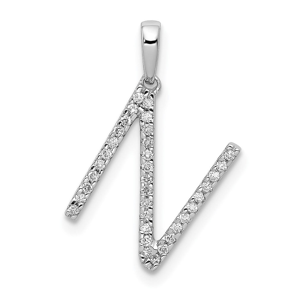 Diamond Initial Pendant