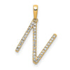 Diamond Initial Pendant