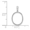 Diamond Initial Pendant