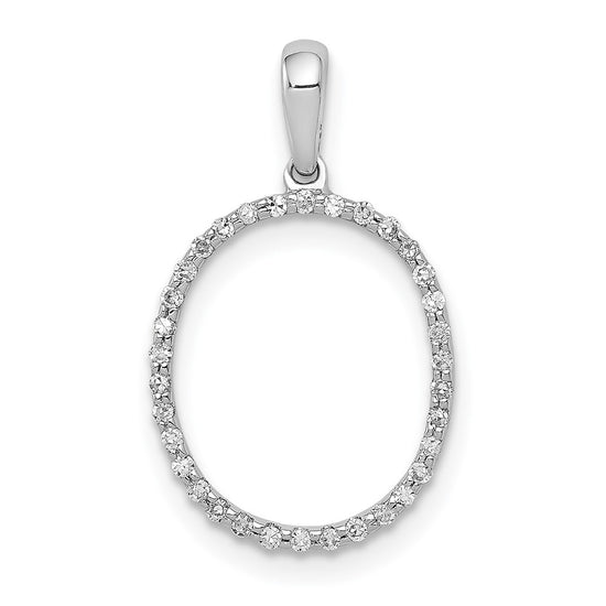 Diamond Initial Pendant