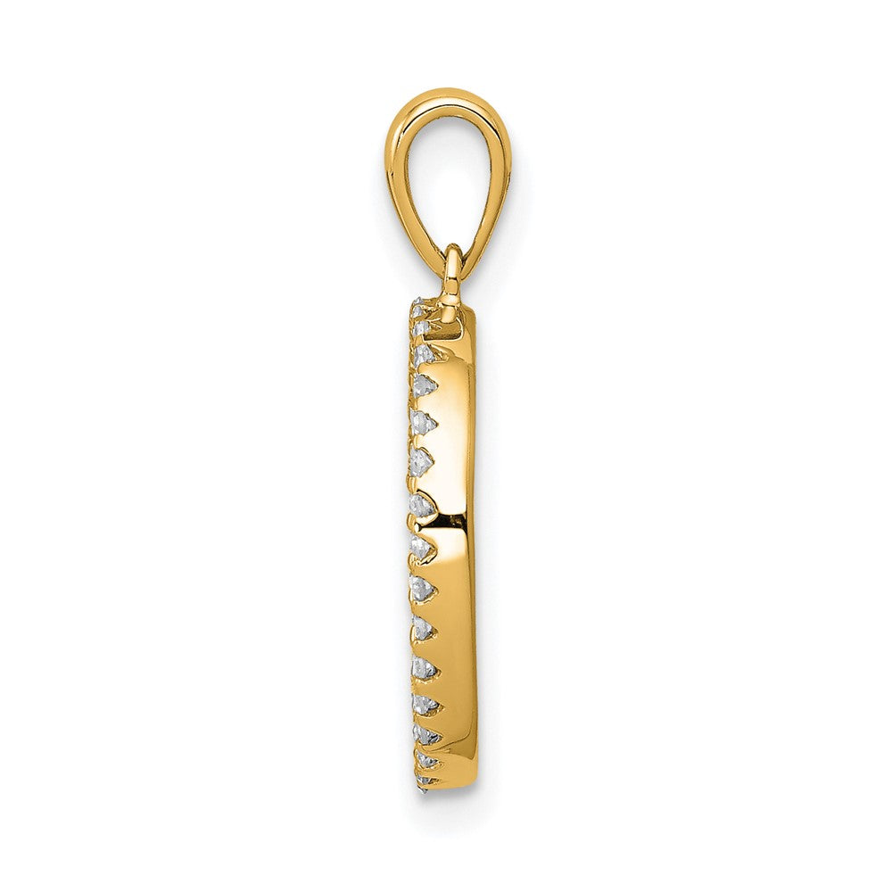 Diamond Initial Pendant