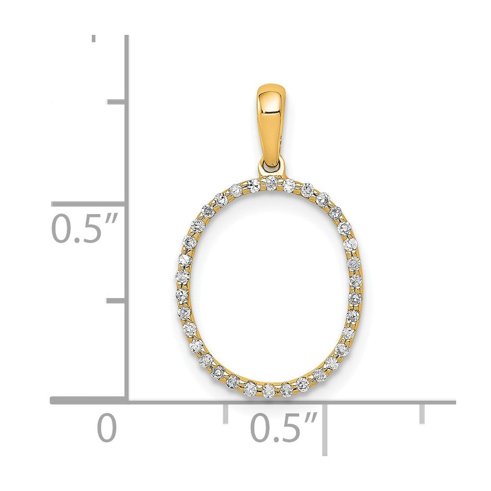 Diamond Initial Pendant