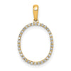 Diamond Initial Pendant
