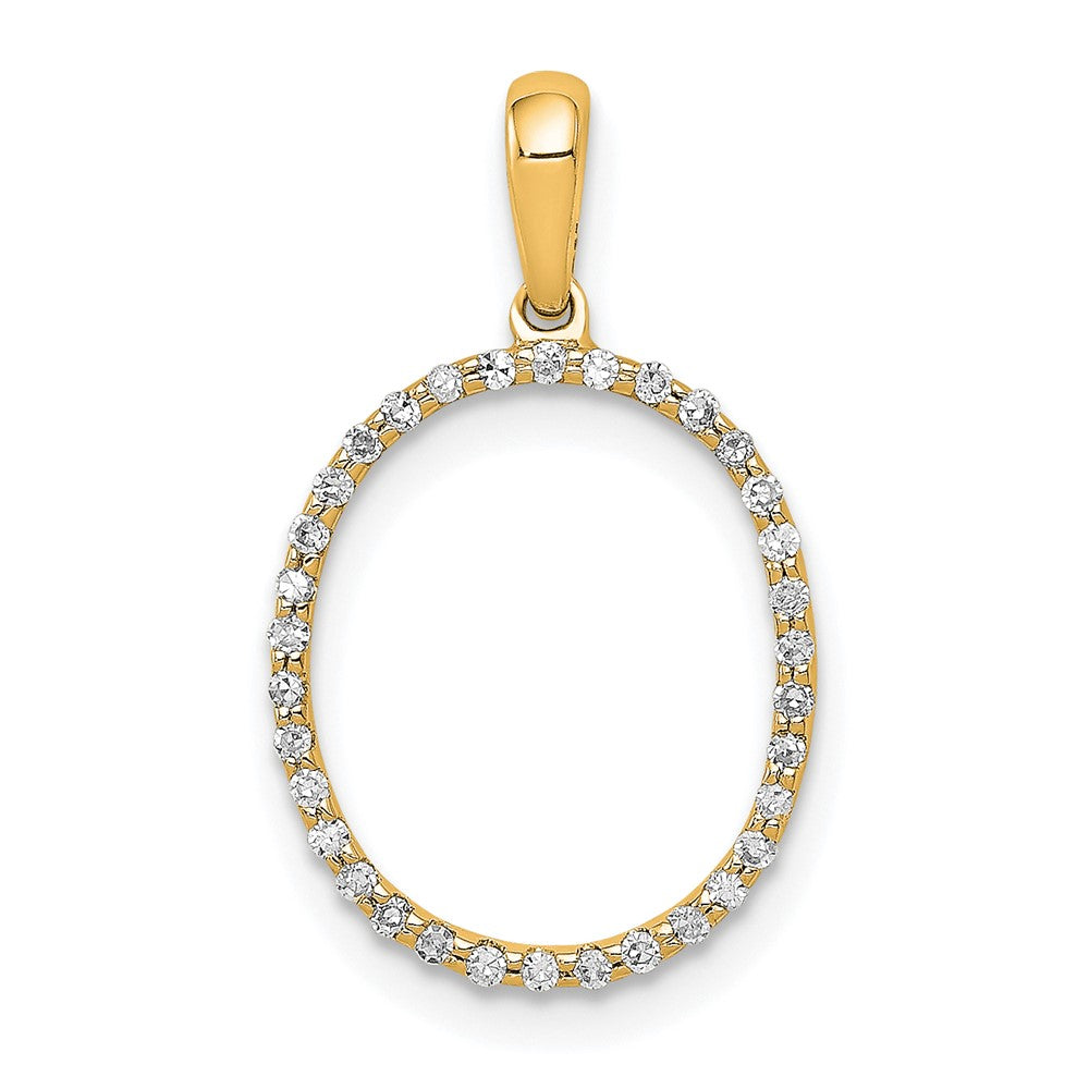 Diamond Initial Pendant