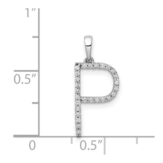 Diamond Initial Pendant