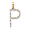 Diamond Initial Pendant