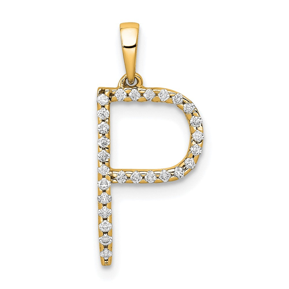 Diamond Initial Pendant