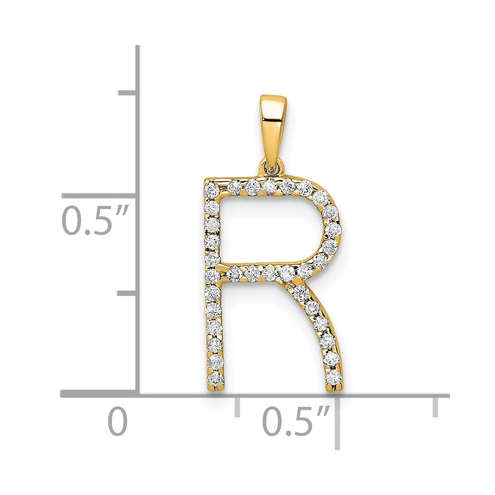Diamond Initial Pendant