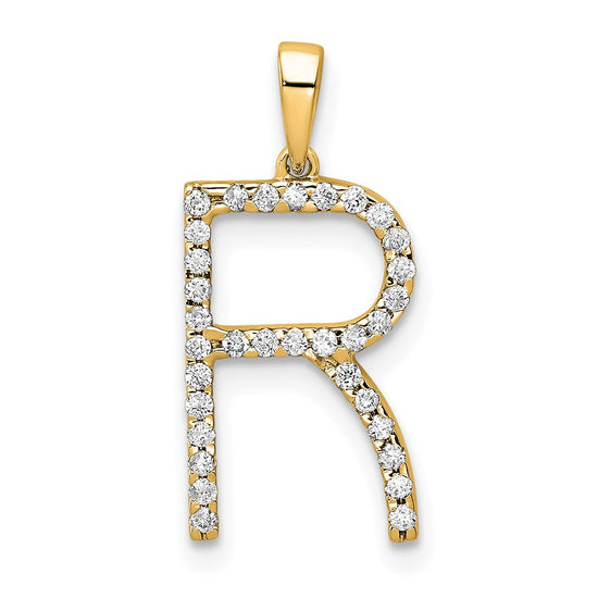 Diamond Initial Pendant