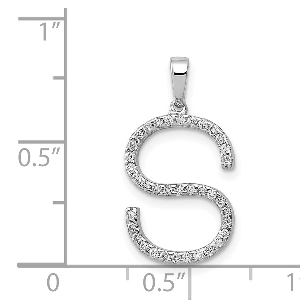 Diamond Initial Pendant