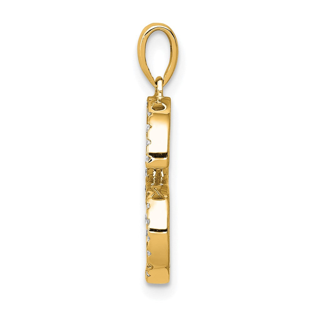 Diamond Initial Pendant
