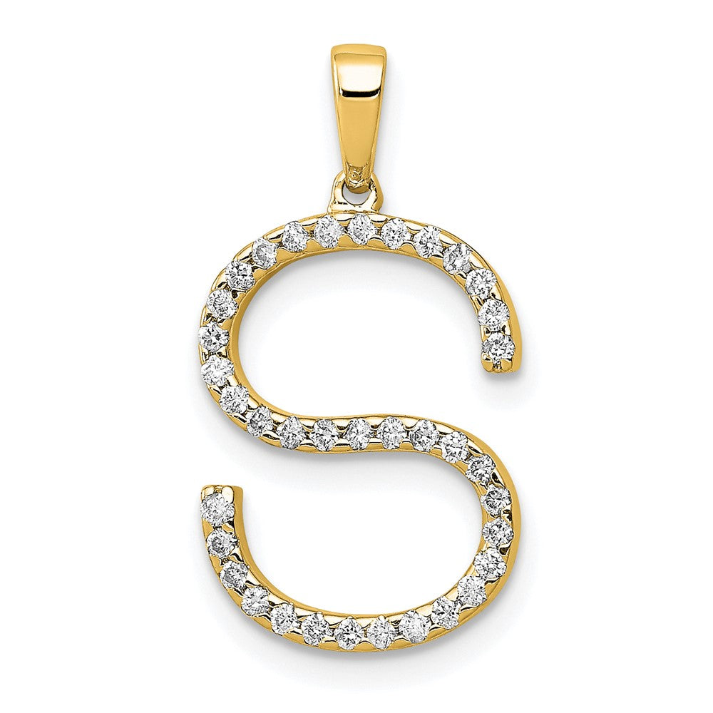 Diamond Initial Pendant