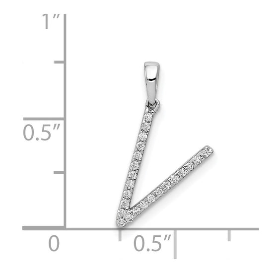 Diamond Initial Pendant