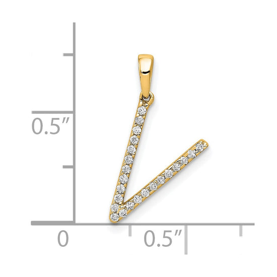 Diamond Initial Pendant