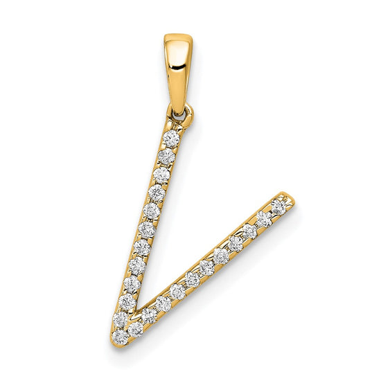 Diamond Initial Pendant