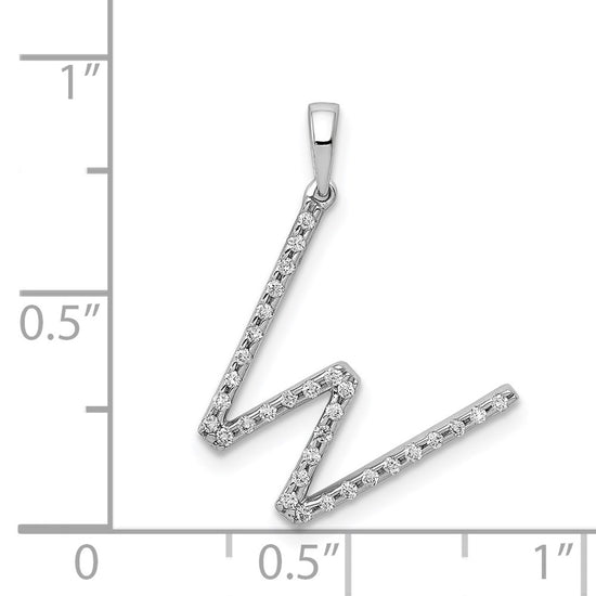 Diamond Initial Pendant