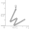 Diamond Initial Pendant
