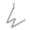 Diamond Initial Pendant