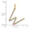 Diamond Initial Pendant
