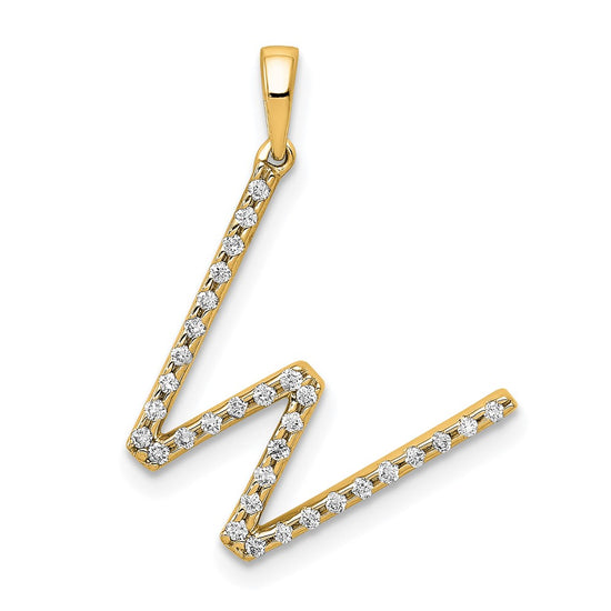 Diamond Initial Pendant