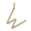 Diamond Initial Pendant