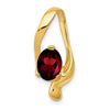 Oval Gemstone Chain Slides