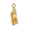 Pear Gemstone & Diamond Pendants